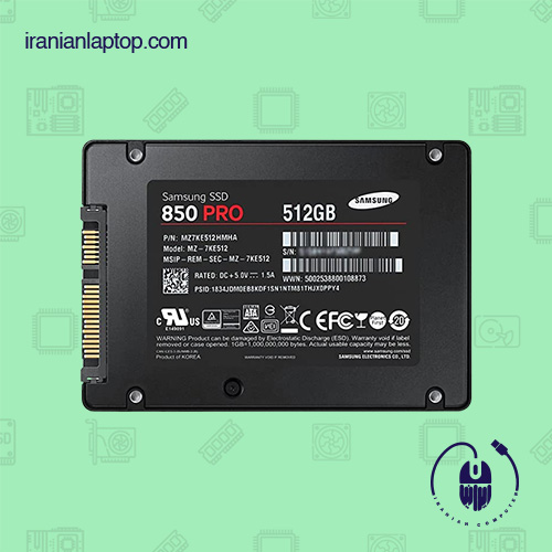 حافظه SSD سامسونگ مدل 850PRO ظرفیت 512G