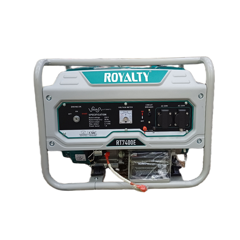 موتور برق بنزینی رویالتی مدل RT7400E ظرفیت ۴ کیلووات