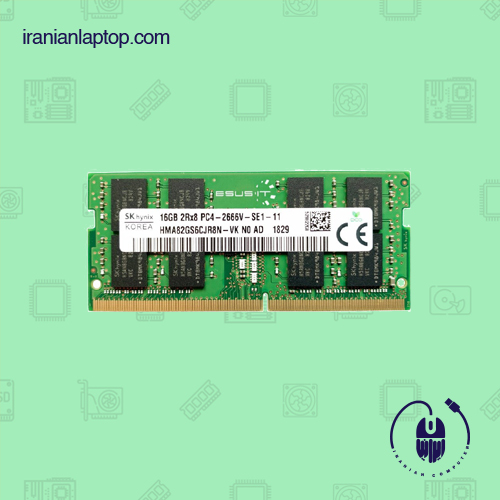 رم لپ تاپ هاینیکس ظرفیت 16 گیگابایت DDR4 فرکانس 2666 مگاهرتز
