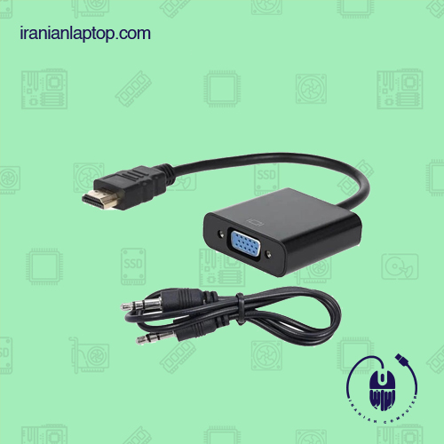 تبدیل HDMI به VGA گلد اسکار Conversion + کابل صدا
