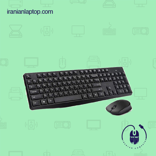 ست موس و کیبورد بی سیم HP CS1O اورجینال