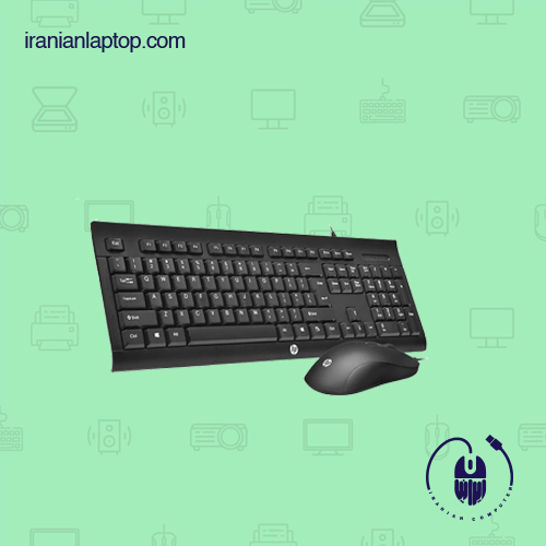 کیبورد و موس اچ پی HP KM100 سیمی